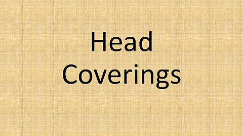 Head Coverings