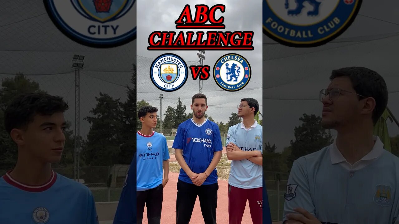 ABC Challenge Manchester City Chelsea Players #football #challenge #quiz #manchestercity #chelsea