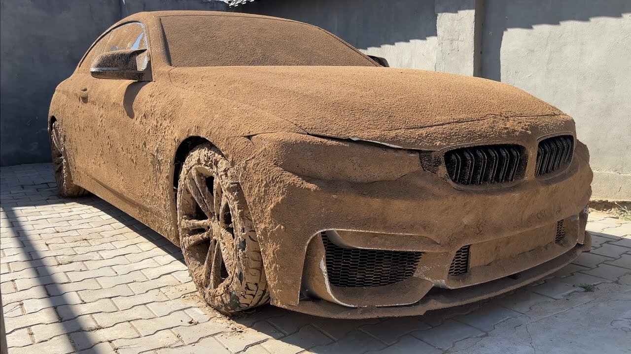 Pressure wash cleaning of BMW M4. Watch till the end.