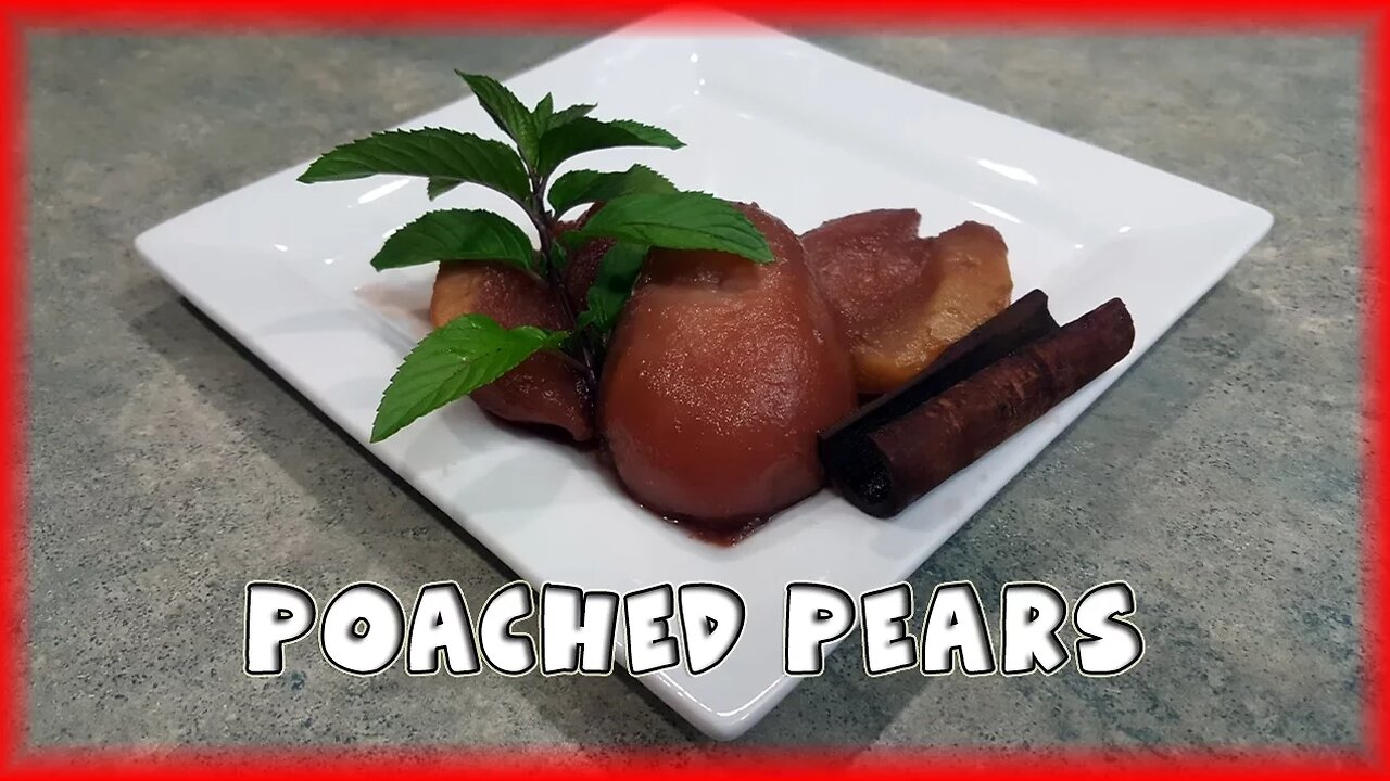 Slow Cooker Poached Pears