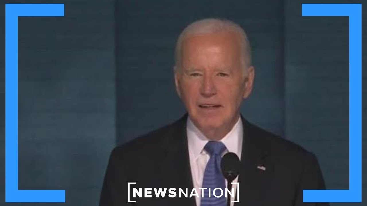 President Biden gets emotional reception at DNC