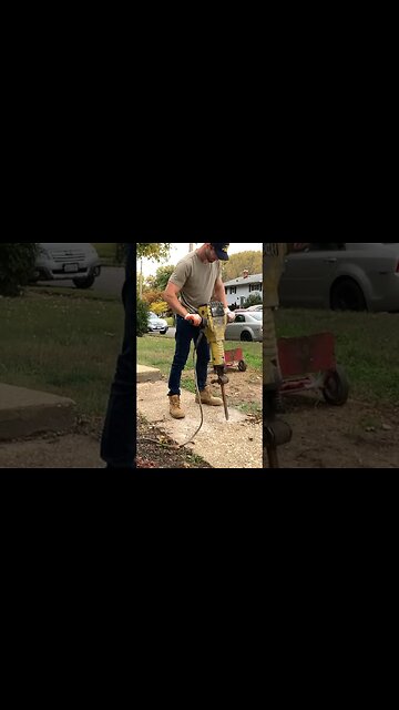 CRAZY Curb Appeal Transformation w/ 78 bags of Concrete! #diy #howto #homeimprovement
