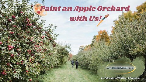 Come paint an apple orchard with us!