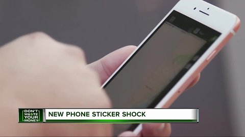 New phone sticker shock