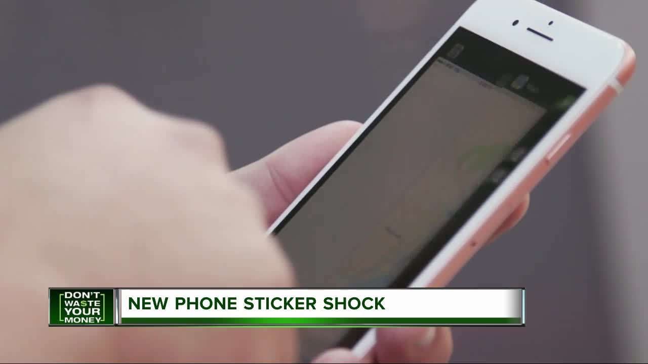 New phone sticker shock
