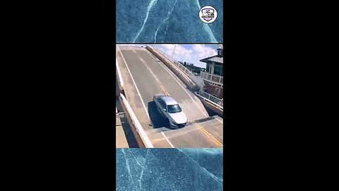 Car crash bridge: Weird moments caught on camera