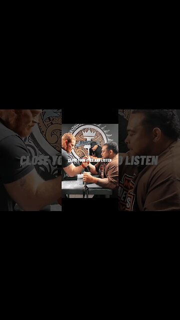 Close your eyes and listen