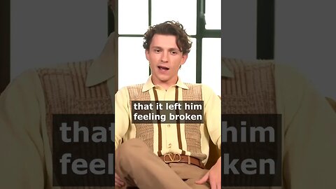 Tom Holland Takes Break from Acting for Mental Health Reasons #reels #shorts #hollywood