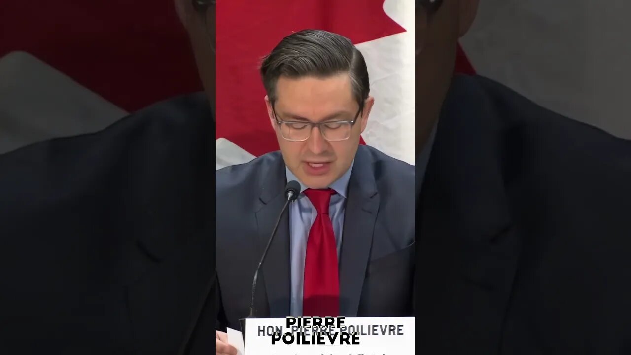 Pierre Poilievre, I’m Running For Prime Minister To Put People Back In Charge Of Their Lives