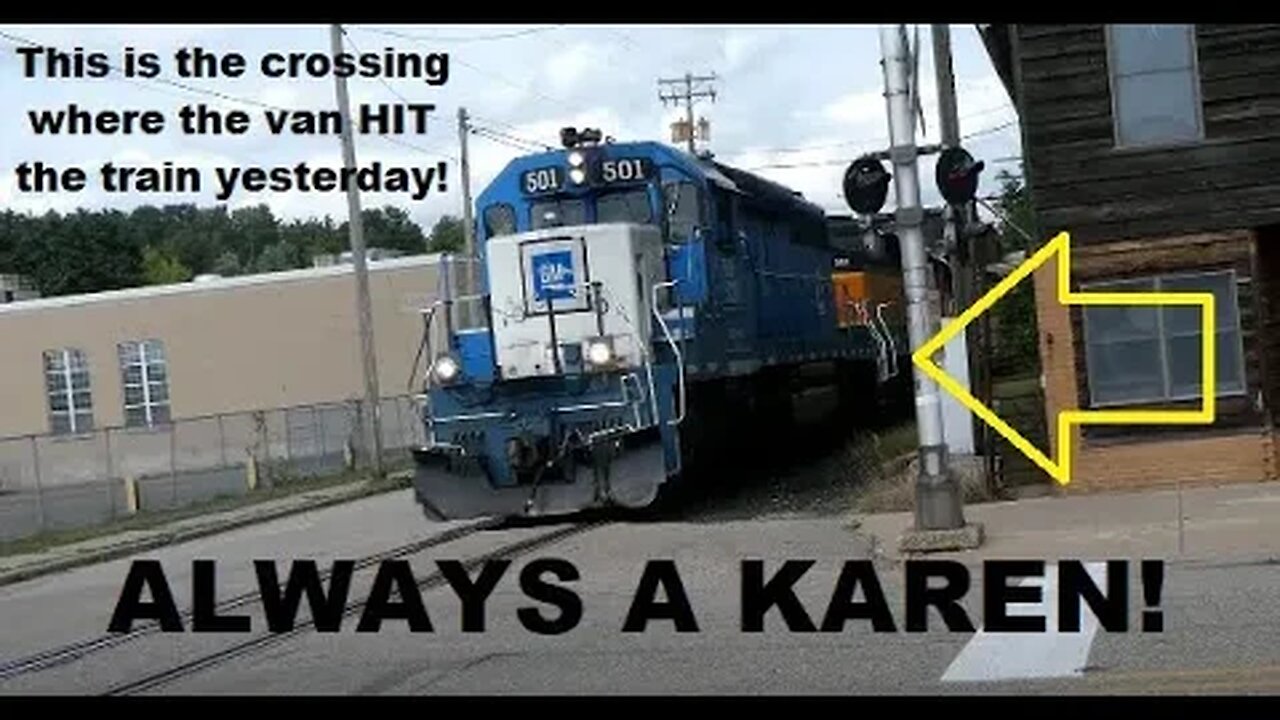 A Karen Says I Have A "Sick Fetish For Trains", Upset Over The Crash Video? #trains | Jason Asselin