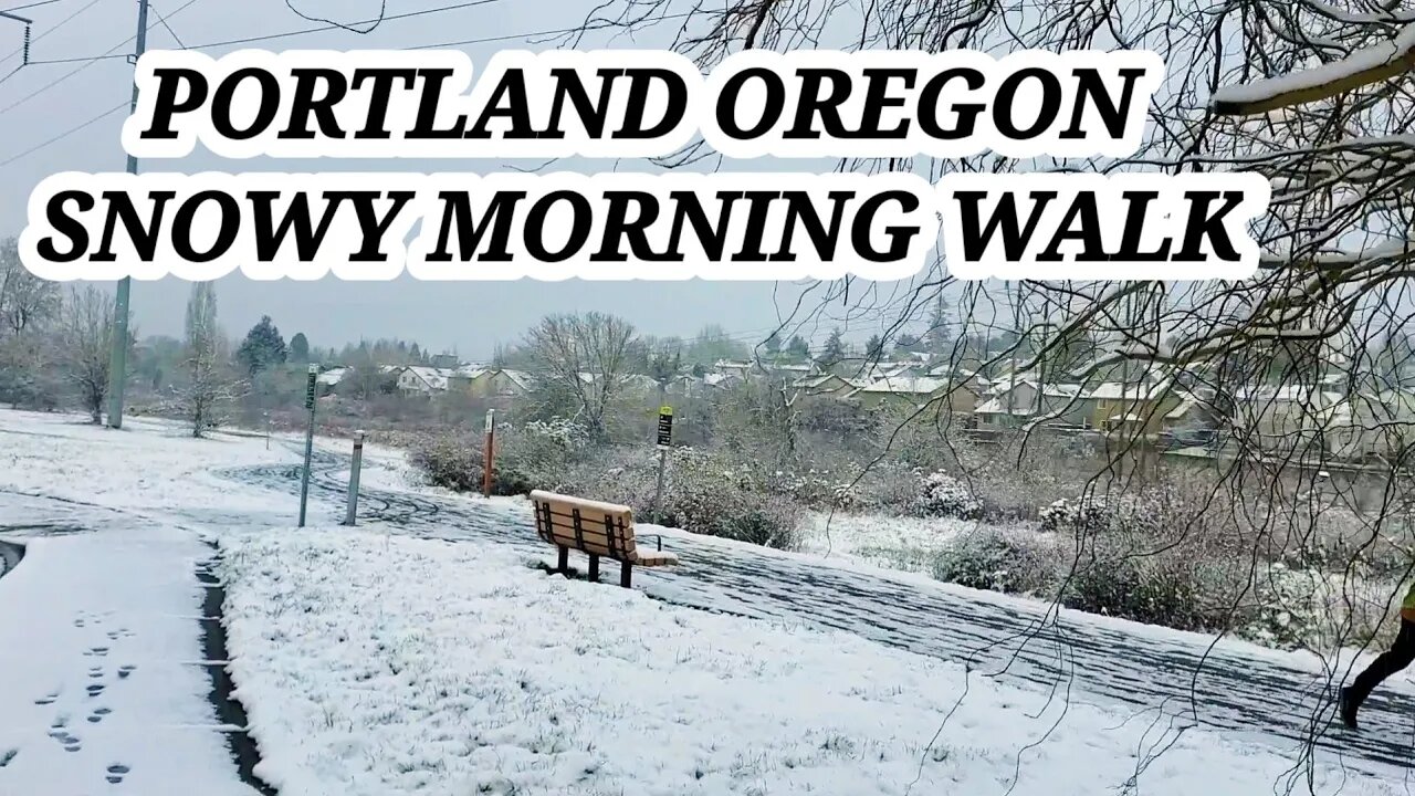 Filipina in USA/ PORTLAND, OREGON SNOWY MORNING WALK🇺🇸