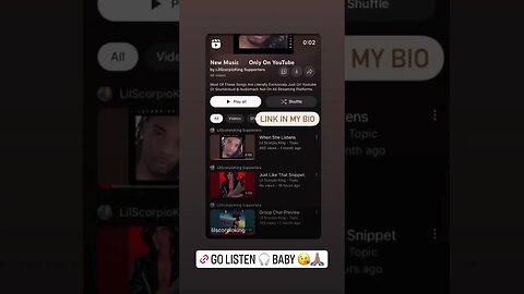 Listen 🎧 To My New Music 🎶 Baby 😘🙏🏽