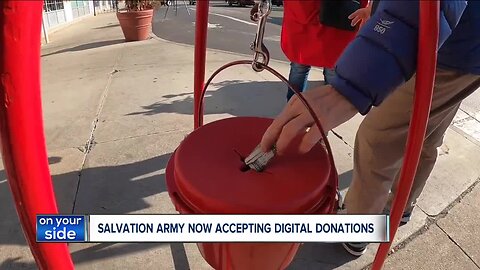 Salvation Army pushing new digital pay method with late start to fundraising