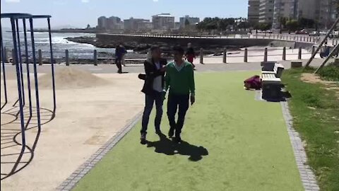 SOUTH AFRICA - Cape Town - Stuart Taylor and Joey Rasdien (SHg)