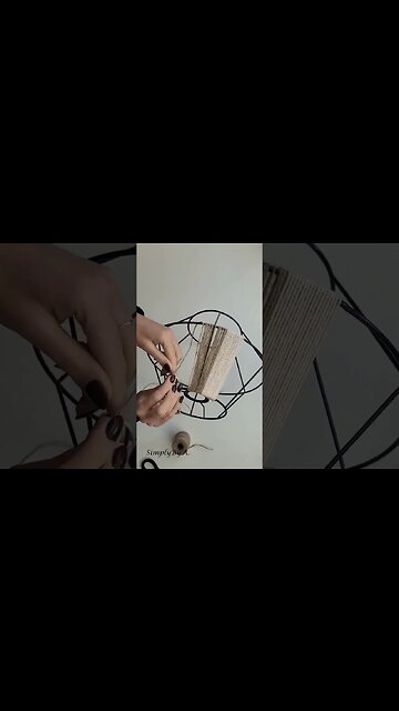 Recreating Hay Bonbon lampshade-saving fortune! #shorts #doityourself #diyhomedecor #bonbonlampshade