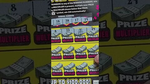 Good Winning Lottery Ticket Multiplier Craze! #shorts #lottery