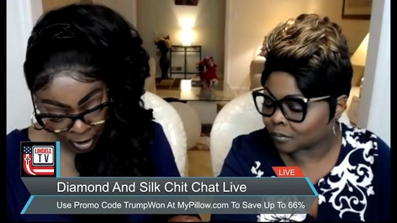 Diamond and Silk read from their mothers bible, The IRS, Say NO to drugs.