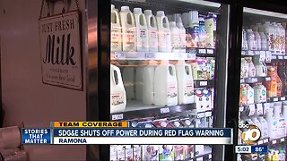 East County residents and businesses lose power due to high Santa Ana Winds