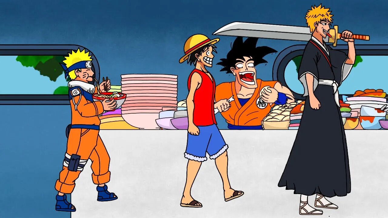 Naruto x Luffy x Ichigo Phonk Walk