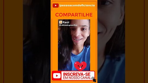 Vamos ver se o youtube vai mostrar este vídeo sobre Pessoa com deficiência