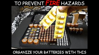 AVOID FIRE HAZARDS BY ORGANIZING AND STORING YOUR BATTERIES WITH THIS - MAIL CALL!