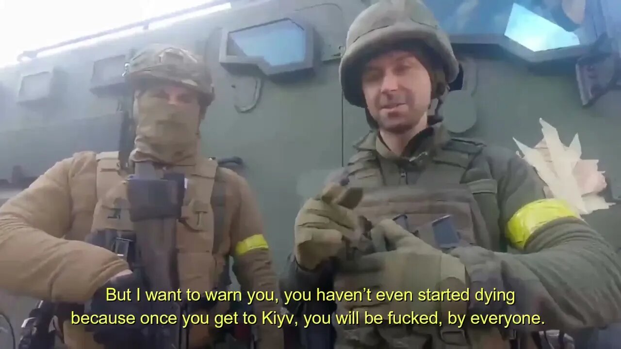 Ukraine Soldier's Message for Russians