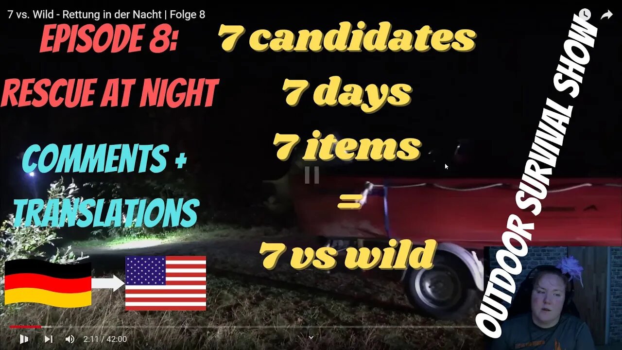 Translation and comments of Episode 8 | 7vswild Season 1 | Rescue in the Night
