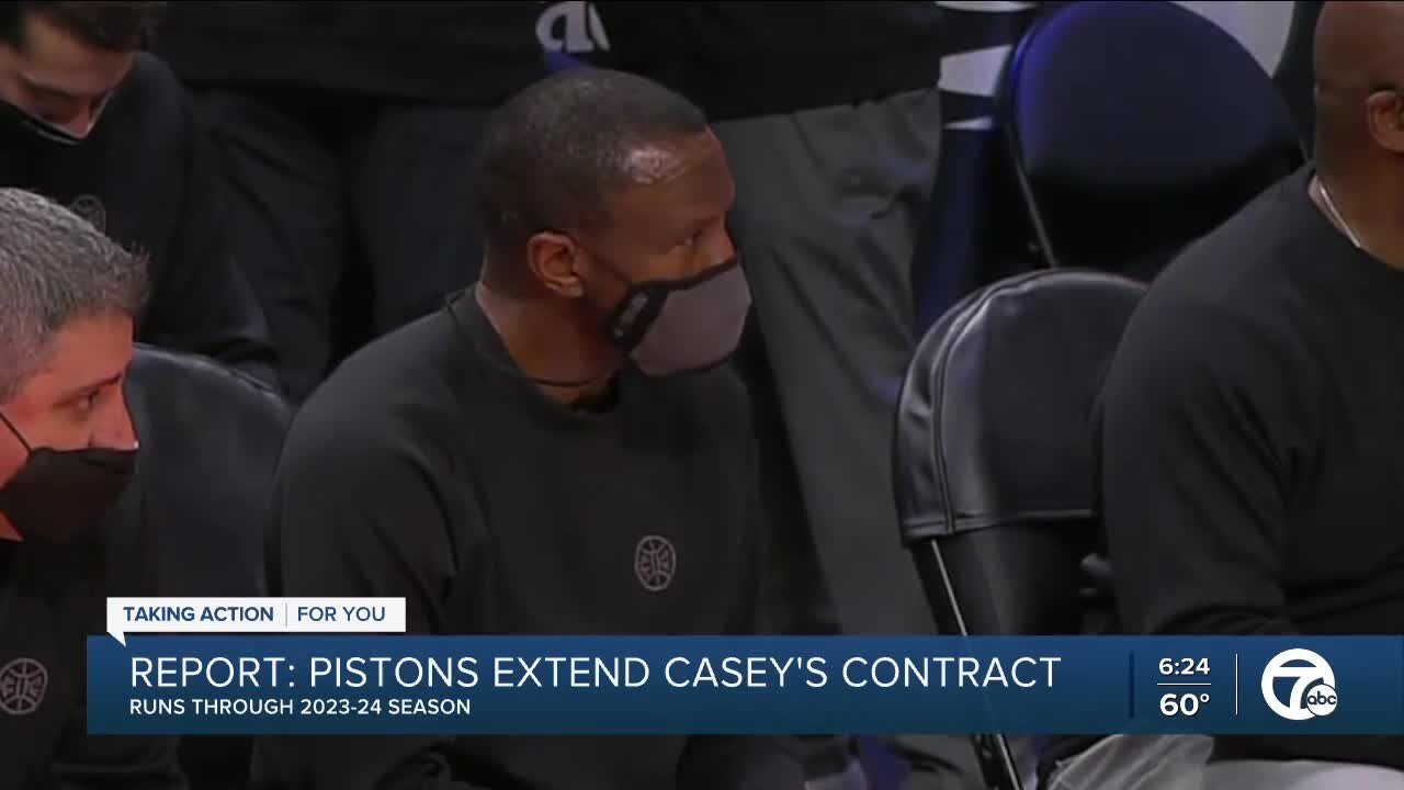 Pistons finalizing deal to extend Dwane Casey's contract