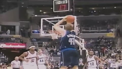 Dirk Nowitzki 23 Points @ Wizards, 2001-02.