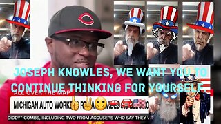 Joseph Knowles Will Vote Trump For The First Time. 👍✌🙂🚗🚘🇺🇸