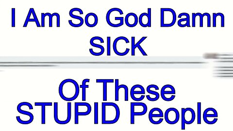 I Wonder if "These People" Would Defend the Actions if Done to Them or Someone they Cared About?