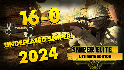 Sniper Elite 3 Team Deathmatch | 16-0 KD Gameplay