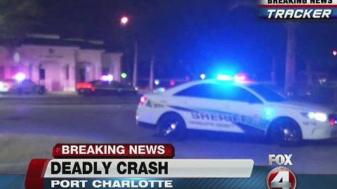 Fatal crash on Tamiami Trail in Port Charlotte Monday morning