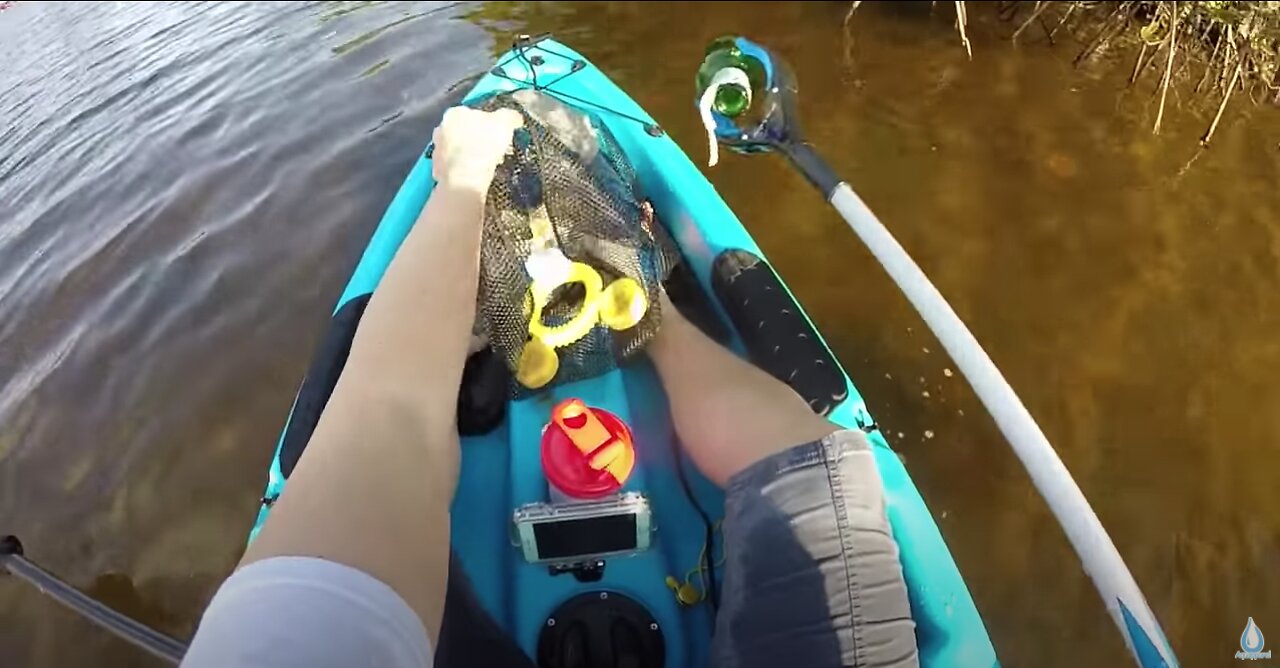 Removing All Kinds of Trash from the New River in Fort Lauderdale Florida
