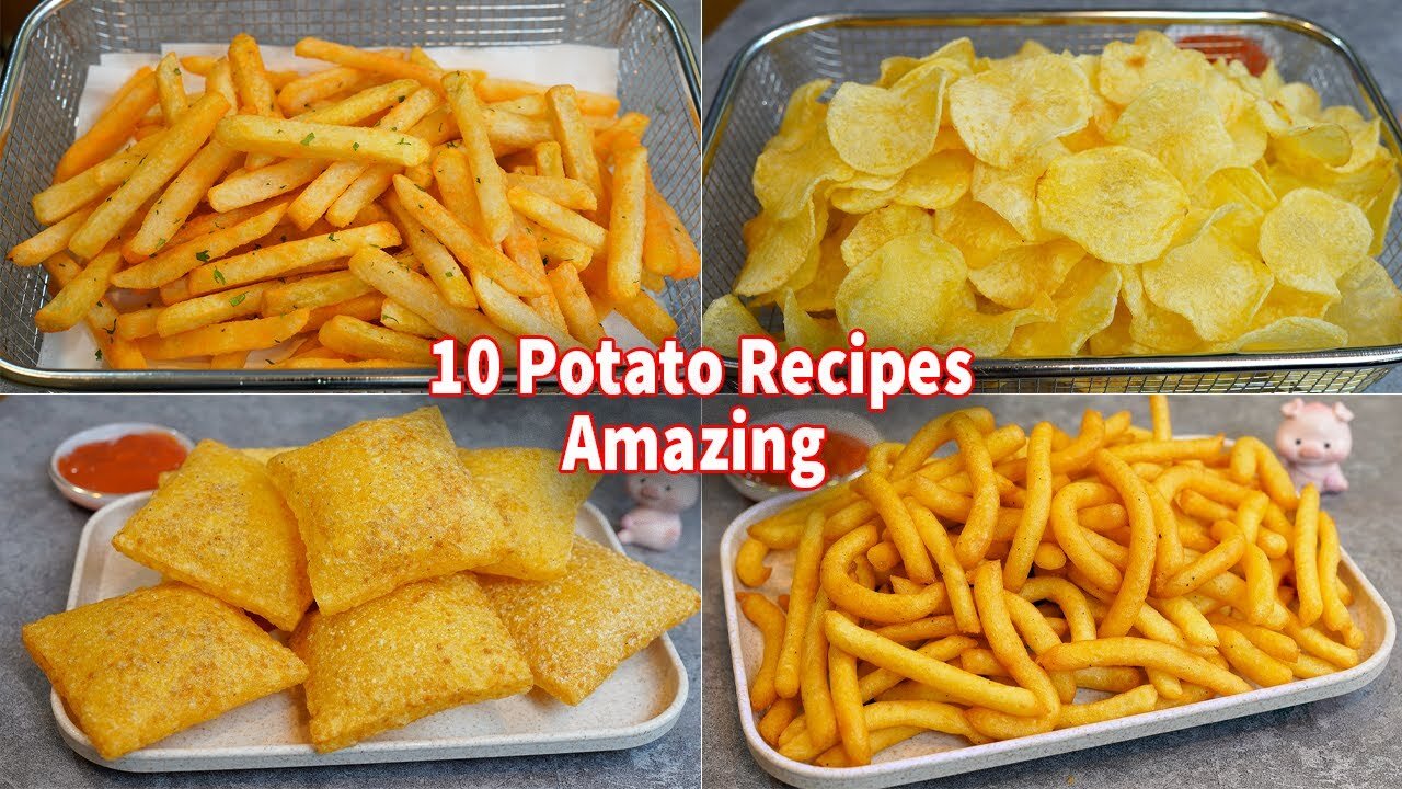 10 Amazing Potato Recipes!! Collections ! French Fries , Potato Chip , Potato Snack | meo g