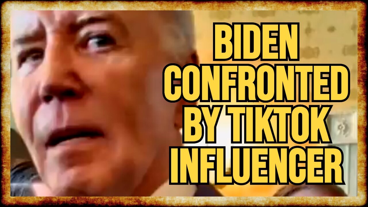 TikTok Influencer CONFRONTS BIDEN Over Israel Policy at White House