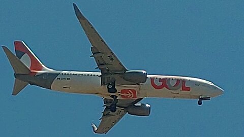 Boeing 737-800 PR-GTH coming from Brasília to Fortaleza