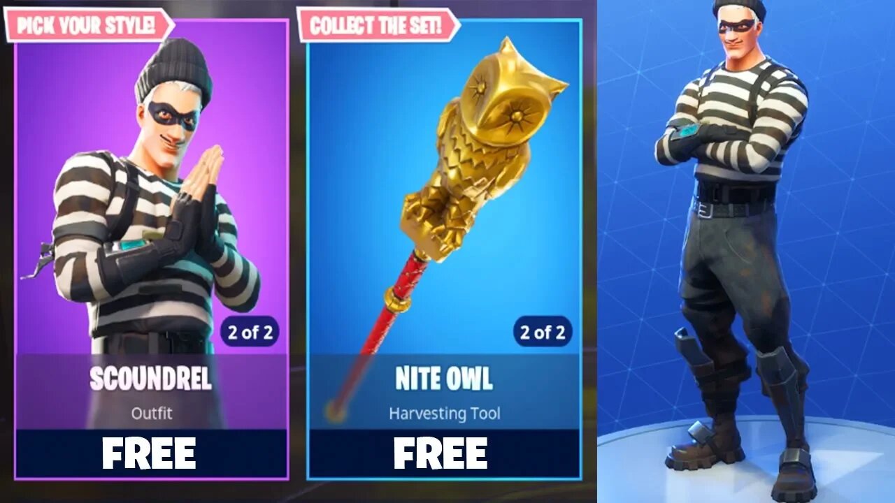 NEW FORTNITE FREE SKINS UPDATE! NEW "ROBBER" FREE SKIN IN FORTNITE! (FORTNITE BATTLE ROYALE)