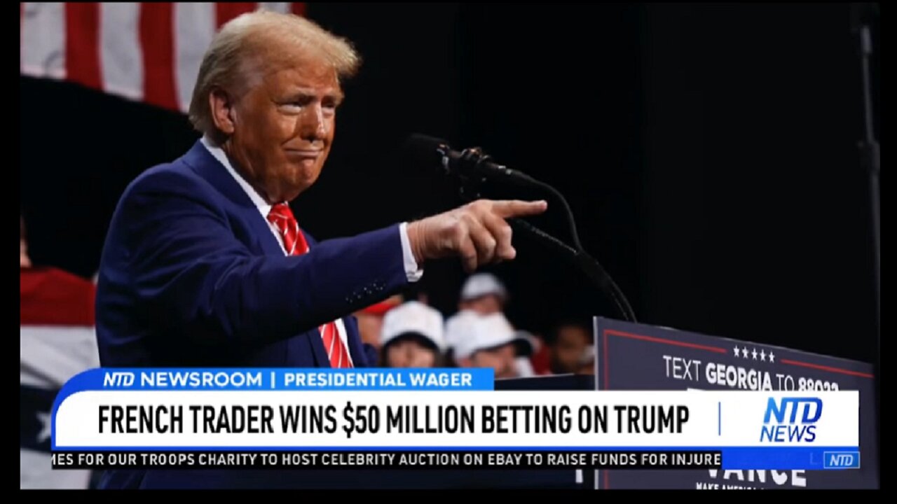 FRENCH TRADER WINS 50 MIL BETTING ON TRUMP