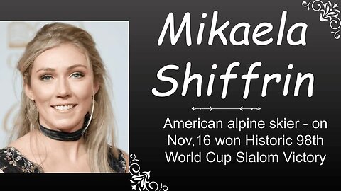 Mikaela Shiffrin - Historic 98th World Cup Slalom Victory