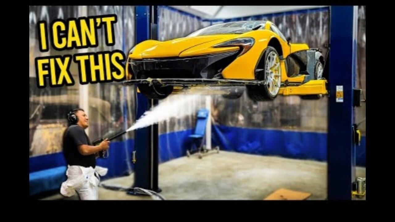 Rebuilding A Flooded 2000000 McLaren P1 Part 3