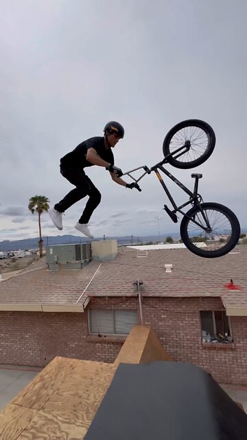 Crazy bike trick