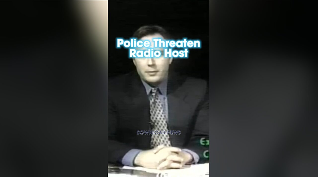 Alex Jones: Police Threaten To Raid & Kill Radio Host - 1999