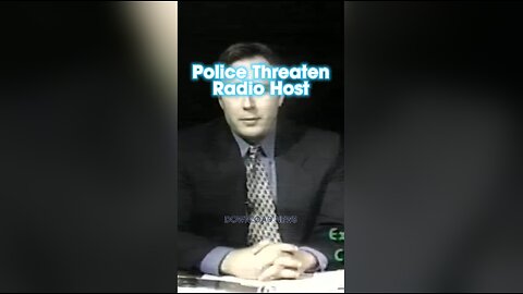 Alex Jones: Police Threaten To Raid & Kill Radio Host - 1999