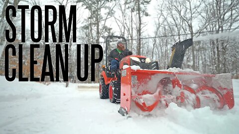 Power's Out, But We Still Need To Clean Up with the Kubota