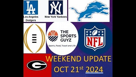 BAMA and TEXAS Go Down! Weekend Update - Oct 21st 2024 - Sports Guyz