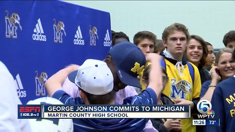 George Johnson commits to Michigan