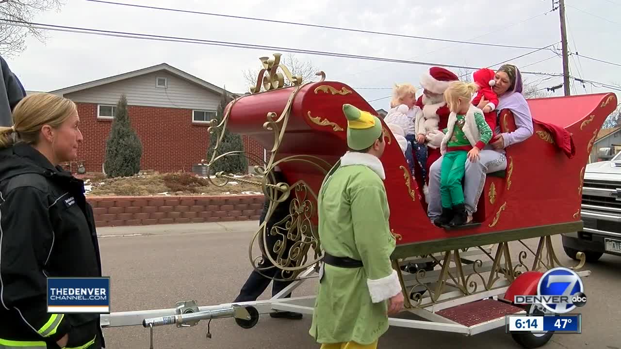 After dad robbed at gunpoint, Arvada Fire surprises family with Christmas gifts