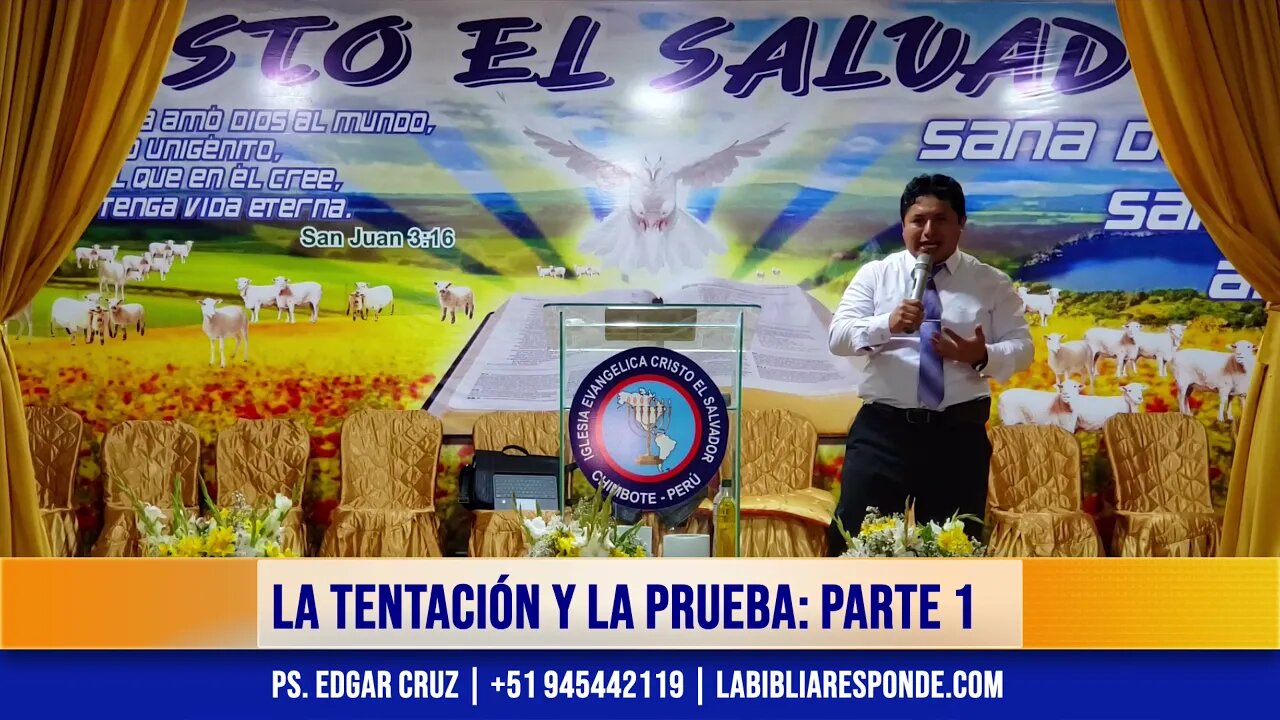 LA TENTACION Y LA PRUEBA: PARTE1 - EDGAR CRUZ MINISTRIES