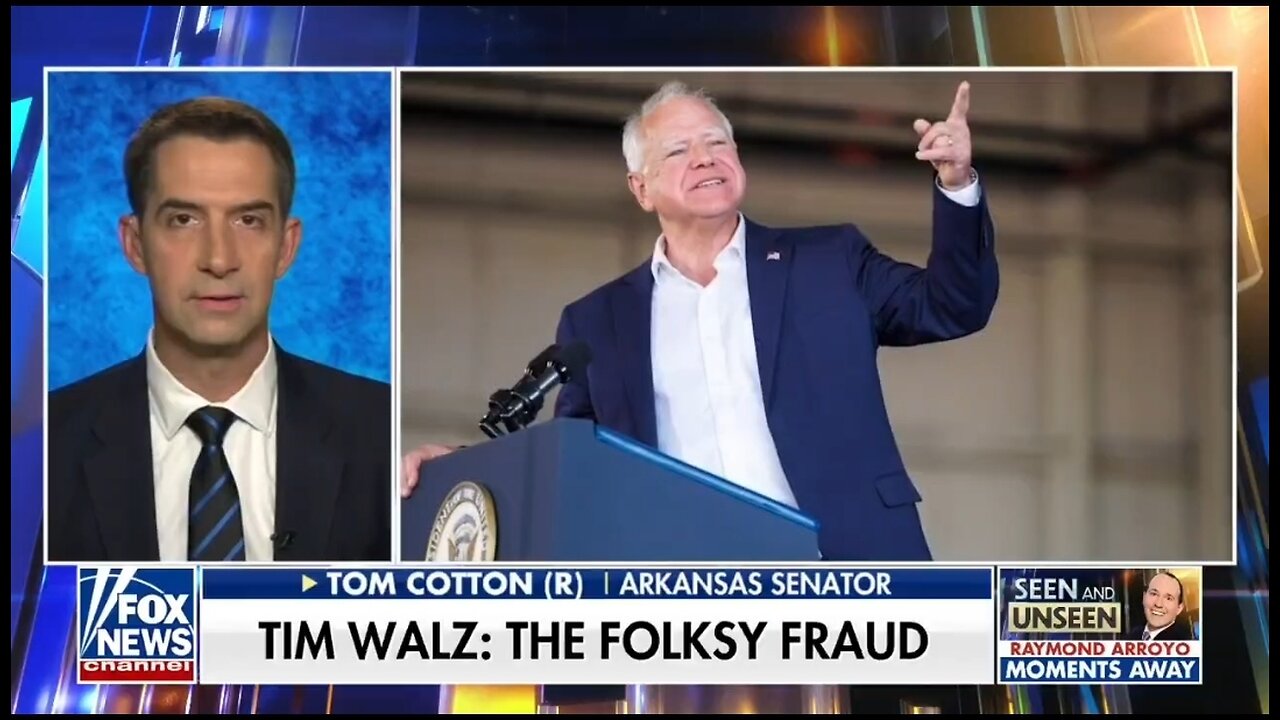 Sen Tom Cotton: Americans Deserve Answers From Tim Walz